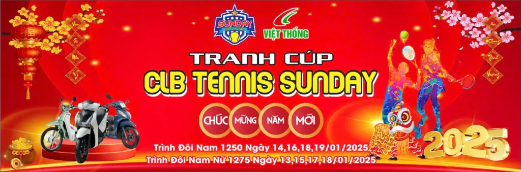 clbtennissunday sự kiện tháng 01 năm 2025