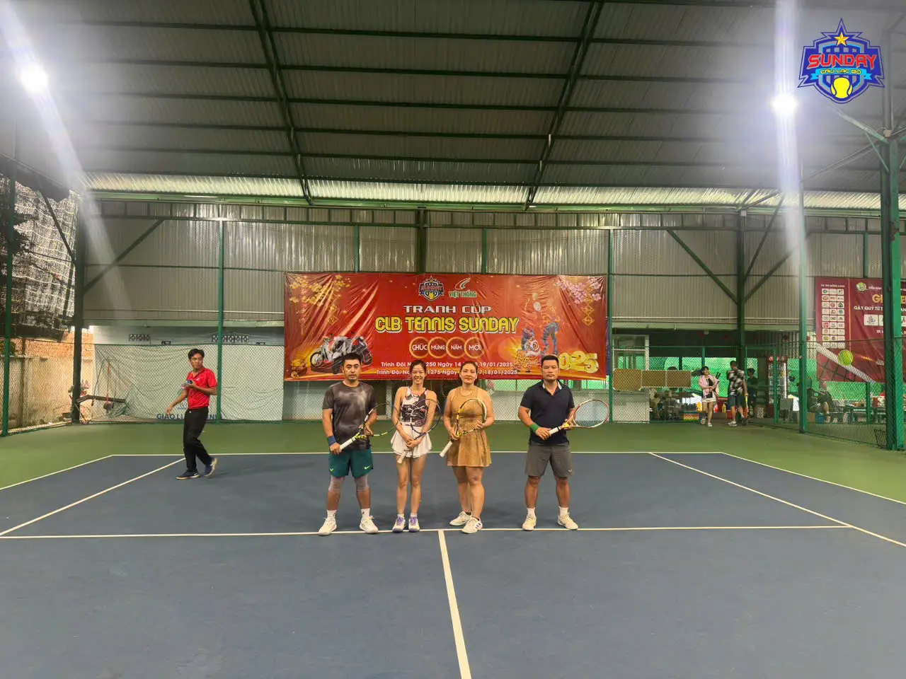 Hình ảnh Giải Tennis Khai Xuân Hái Lộc diễn ra ngày 21/02/2025