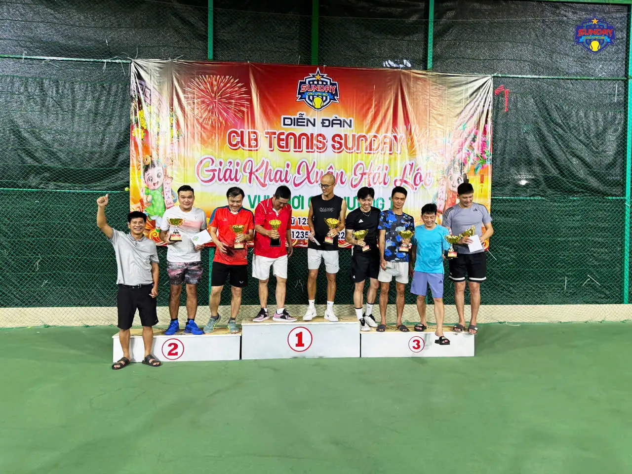 Tennis đôi Nam giải khai xuân hái lộc ngày 22 – 02 – 2025